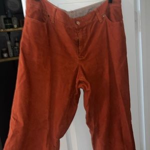 Gap*Women*Size 16*Rust Corduroy Flare Bottoms*